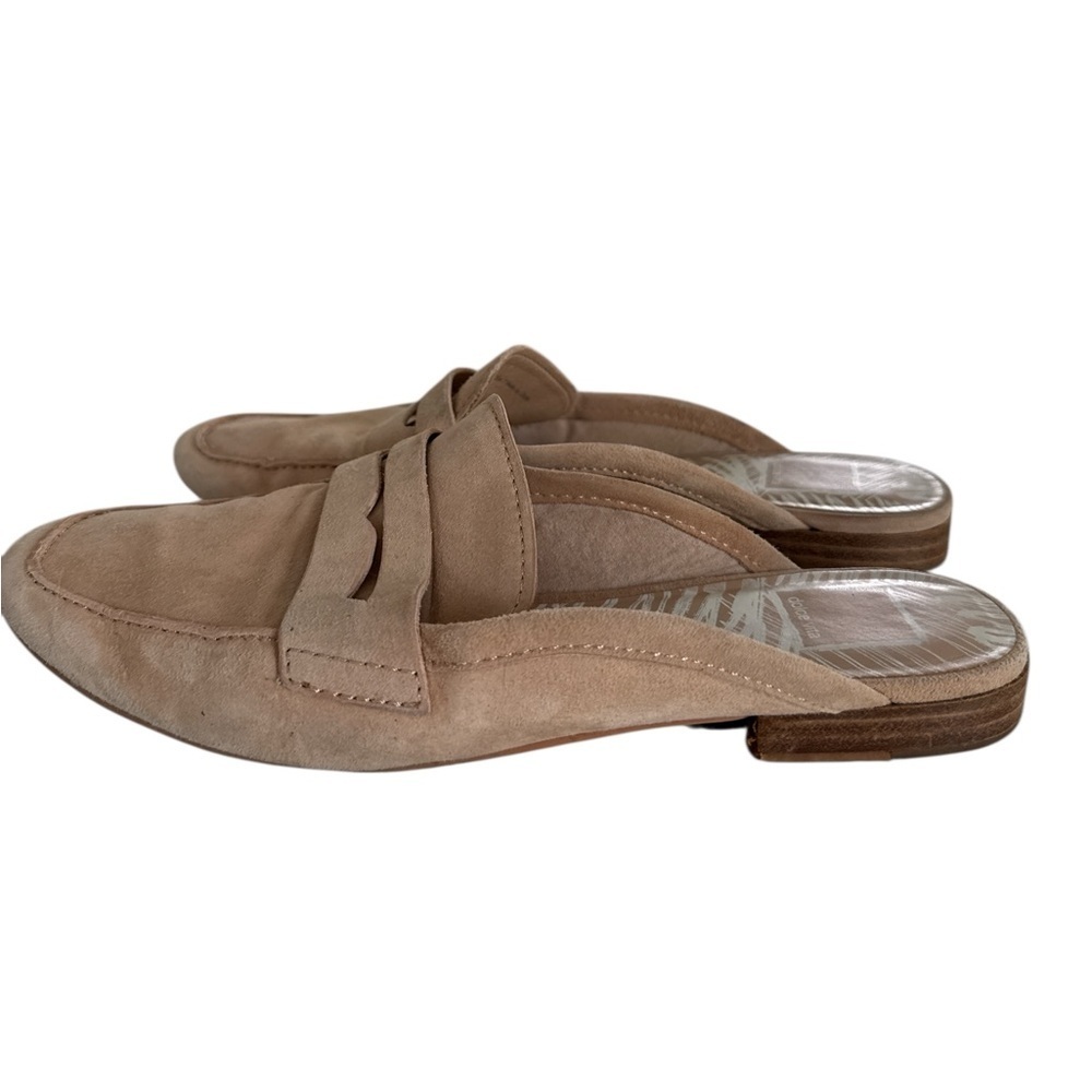 Dolce Vita CYBIL Square Moc Toe Loafer Mule Slide